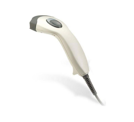 Проводной сканер штрих-кода ZEBEX Z-3100 (1D, белый, USB, без подставки, 2м кабель) фото