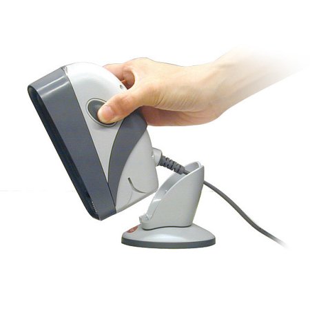 Стационарный сканер штрих-кода ZEBEX Z-6070 (1D, белый, USB, 2м кабель) фото