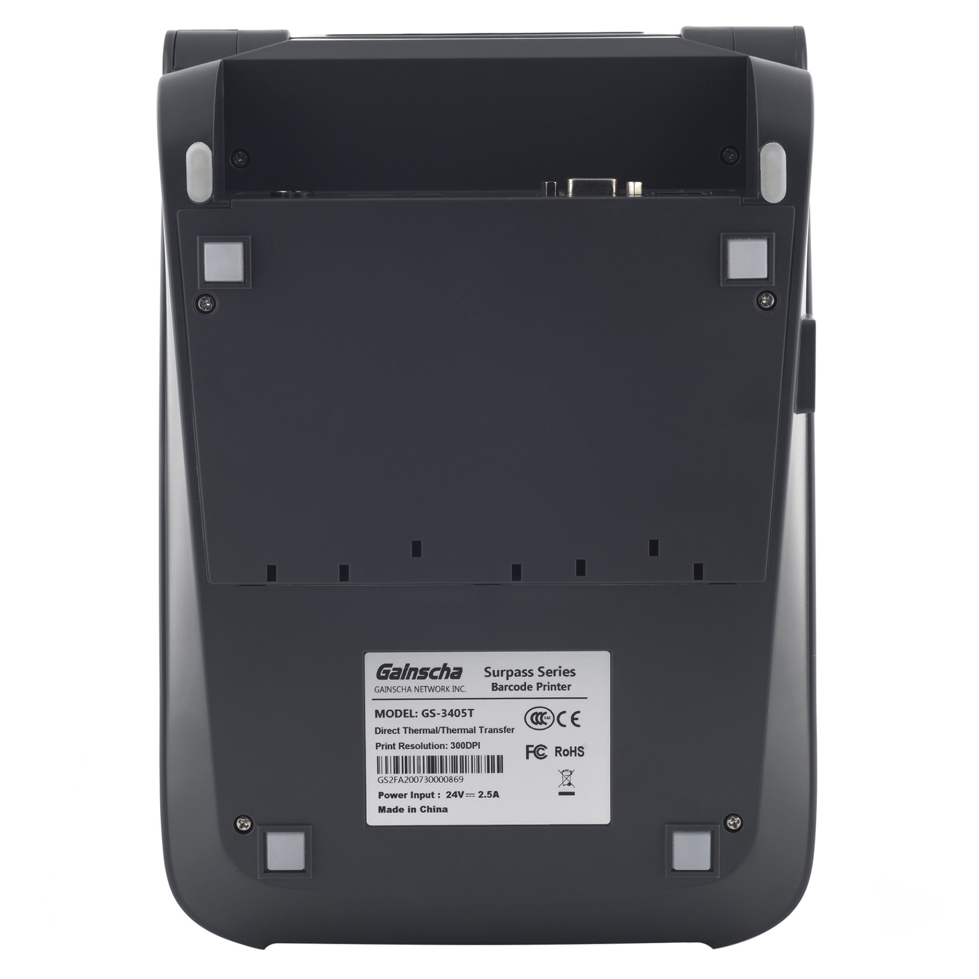 Термотрансферный принтер этикеток Gainsha GS-3405T (300 dpi, USB/RS-232/Ethernet, арт. 00001751) фото