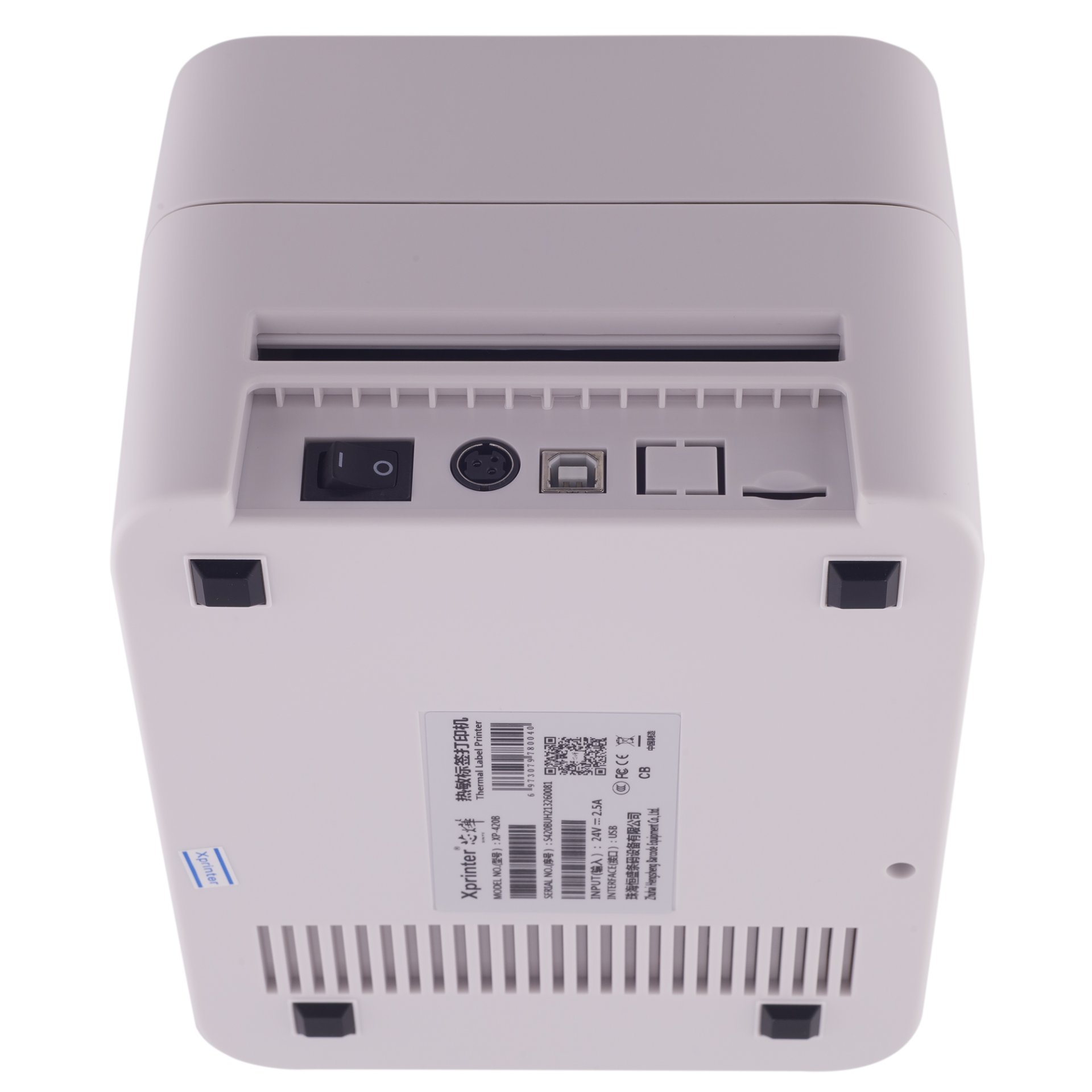 Термопринтер этикеток XPrinter XP-420B (203 dpi, USB/Bluetooth, арт. XP-420B-BLE) фото