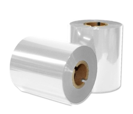 Риббон текстильный, 45 мм (200м, RESIN OUT, цвет: белый) фото