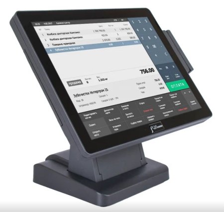 Сенсорный терминал POScenter JAM (15", P-CAP, Intel Celeron J4125, 4GB/64GB, MSR, без ОС) фото