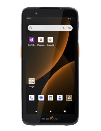 Комплект ТСД Mertech MovFast S55 (Android 13, 4GB/64GB, кредл без передачи, пист. рукоятка, чехол, стекло, ремешок) фото