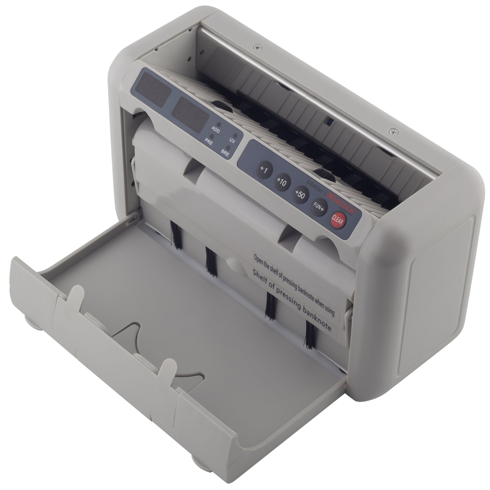 Портативный счетчик банкнот MERTECH 50 Mini (белый, без АКБ) №4