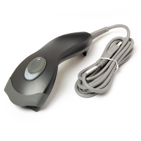 Проводной сканер штрих-кода ZEBEX Z-3100 (1D, черный, USB, без подставки, 2м кабель) фото