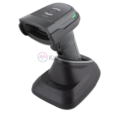 Беспроводной сканер штрих-кода NEO LUX W2D HD (2D, черный, с подставкой Cradle) фото