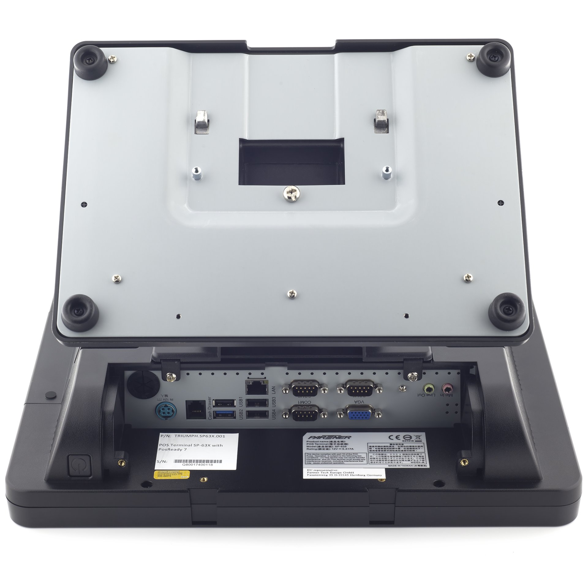 Сенсорный терминал PartnerTech SP-635 (15", Intel Celeron J1900, 4GB/64GB, без MSR, Windows POSReady 7) №6