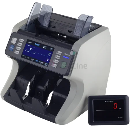 Счетчик банкнот с детектором подлинности MERTECH C-120 DOUBLE CIS MG touch screen фото