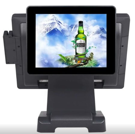 Сенсорный терминал POScenter JAM (15", P-CAP touch, Intel Celeron J1900, 4GB/60GB, MSR, без ОС + 9.7" второй монитор) фото