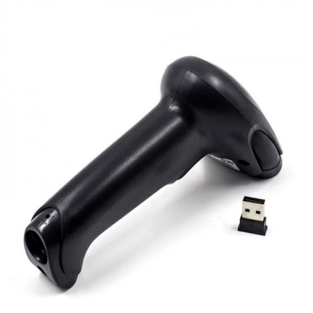 Беспроводной сканер штрих-кода GlobalPOS MJ-6706B (2D, черный, без подставки Cradle) фото