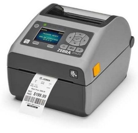 Термотрансферный принтер этикеток Zebra ZD620t (300 dpi, USB/RS-232/Ethernet/Bluetooth, арт. ZD62043-T0EF00EZ) фото
