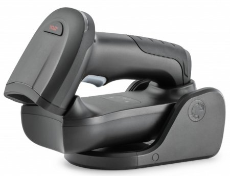 Беспроводной сканер штрих-кода АТОЛ SB3100 BT (2D, черный, USB, Bluetooth, с подставкой Cradle) фото