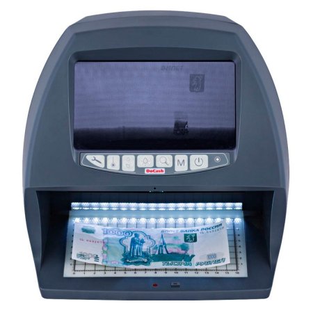 Просмотровый детектор банкнот DoCash BIG D LED (серый, комбинированный, без АКБ) фото