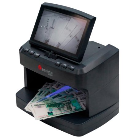 Просмотровый детектор банкнот Cassida 2300 (серый, антистокс, без АКБ) фото