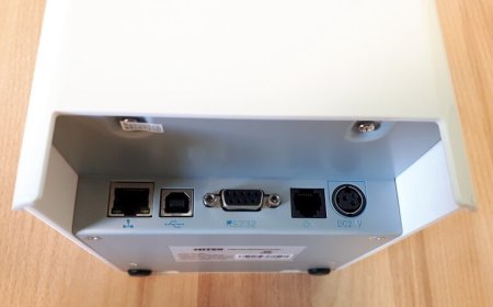Чековый принтер MITSU RP-809 (203 dpi, белый, термопечать, USB/RS-232/Ethernet) фото