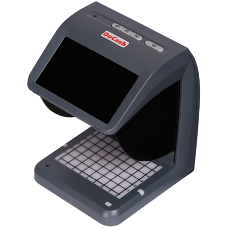 Просмотровый детектор банкнот DoCash mini Combo (серый, комбинированный, без АКБ) фото