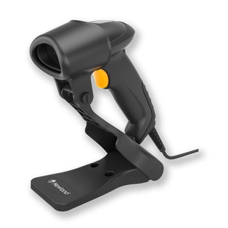 Проводной сканер штрих-кода Newland HR3280 (Marlin II) (2D, черный, с подставкой, 3м кабель) фото