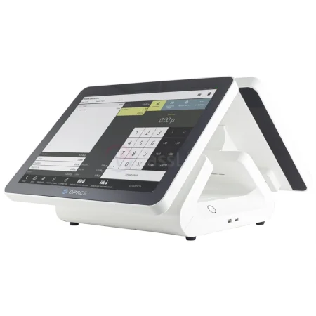 Сенсорный терминал SPACE PANDA (2х15", Intel N100, 8GB/128GB, WIFI/Bluetooth, без MSR, без ОС, белый) фото