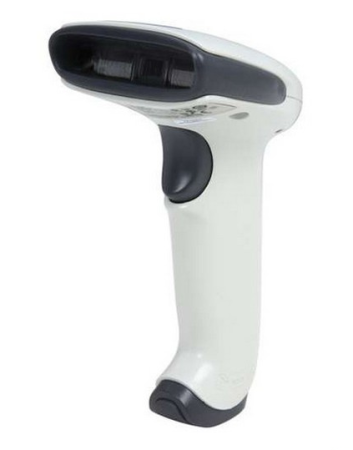 Проводной сканер штрих-кода Honeywell 1300g Hyperion (1D, белый, без подставки, USB) фото