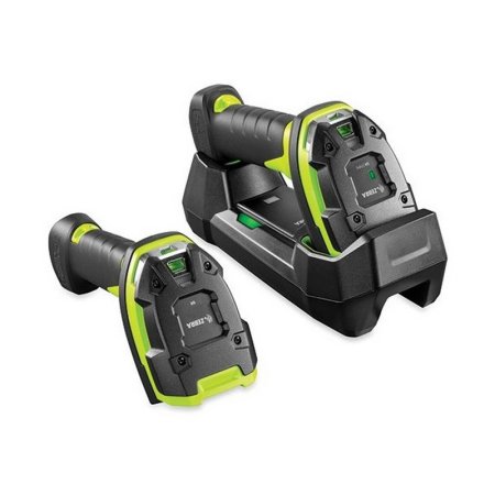 Беспроводной сканер штрих-кода Zebra (Motorola) Symbol LI3678 (1D ER, зеленый, с подставкой Cradle) фото