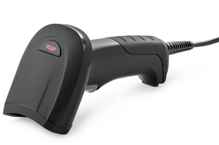 Проводной сканер штрих-кода АТОЛ SB3100 (2D, черный, без подставки, 2м кабель) фото