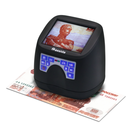 Мобильный просмотровый детектор банкнот Cassida MFD1 (цвет: серый, с АКБ) фото
