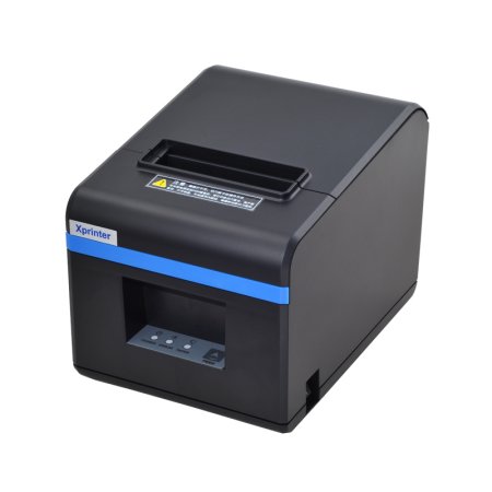 Чековый принтер Xprinter N160II (203 dpi, черный, термопечать, USB/Ethernet, с автоотрезчиком) фото