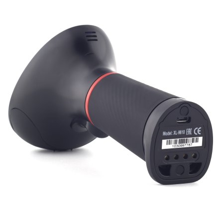 Беспроводной сканер штрих-кода SUNLUX XL-9610 Б/У (2D, черный, USB, Bluetooth, радиоканал, с подставкой Cradle) фото