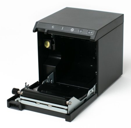 Чековый принтер Alster ALS-300 Cube (203 dpi, черный, термопечать, USB/RS-232-Ethernet) фото