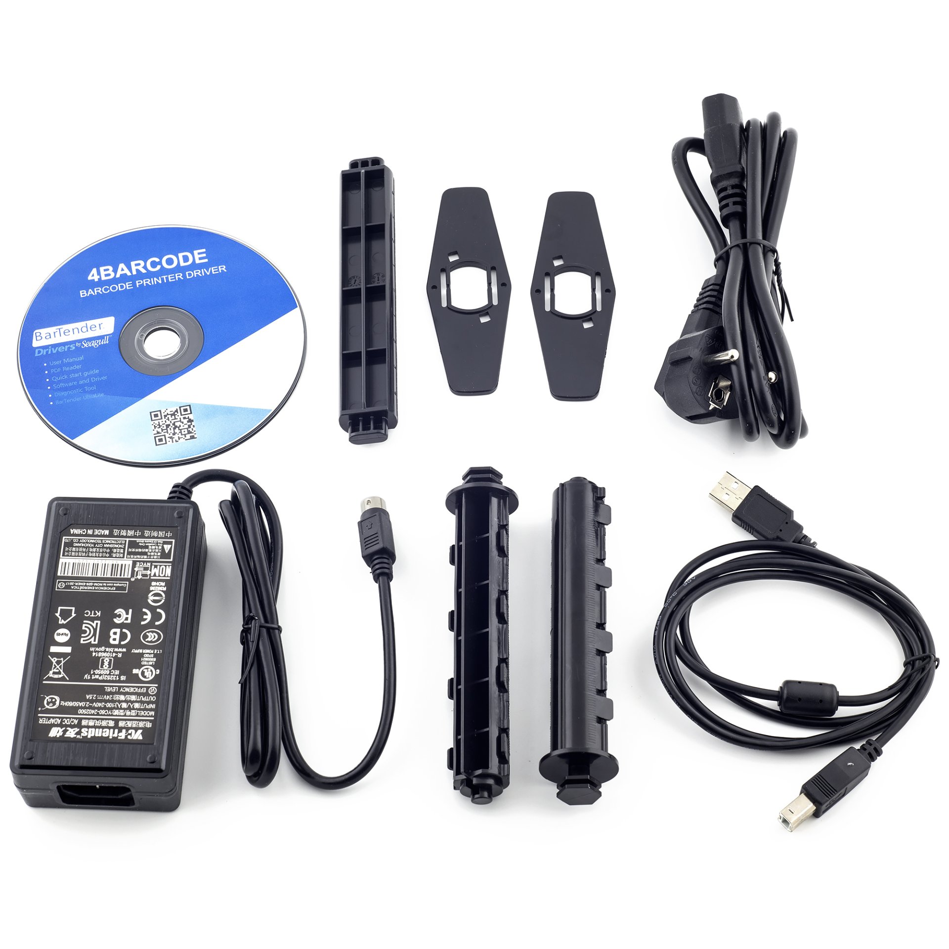 Термотрансферный принтер этикеток BSmart BS-460T (203 dpi, USB/RS-232/Ethernet, арт. BS460T(203dpi)3ports) фото