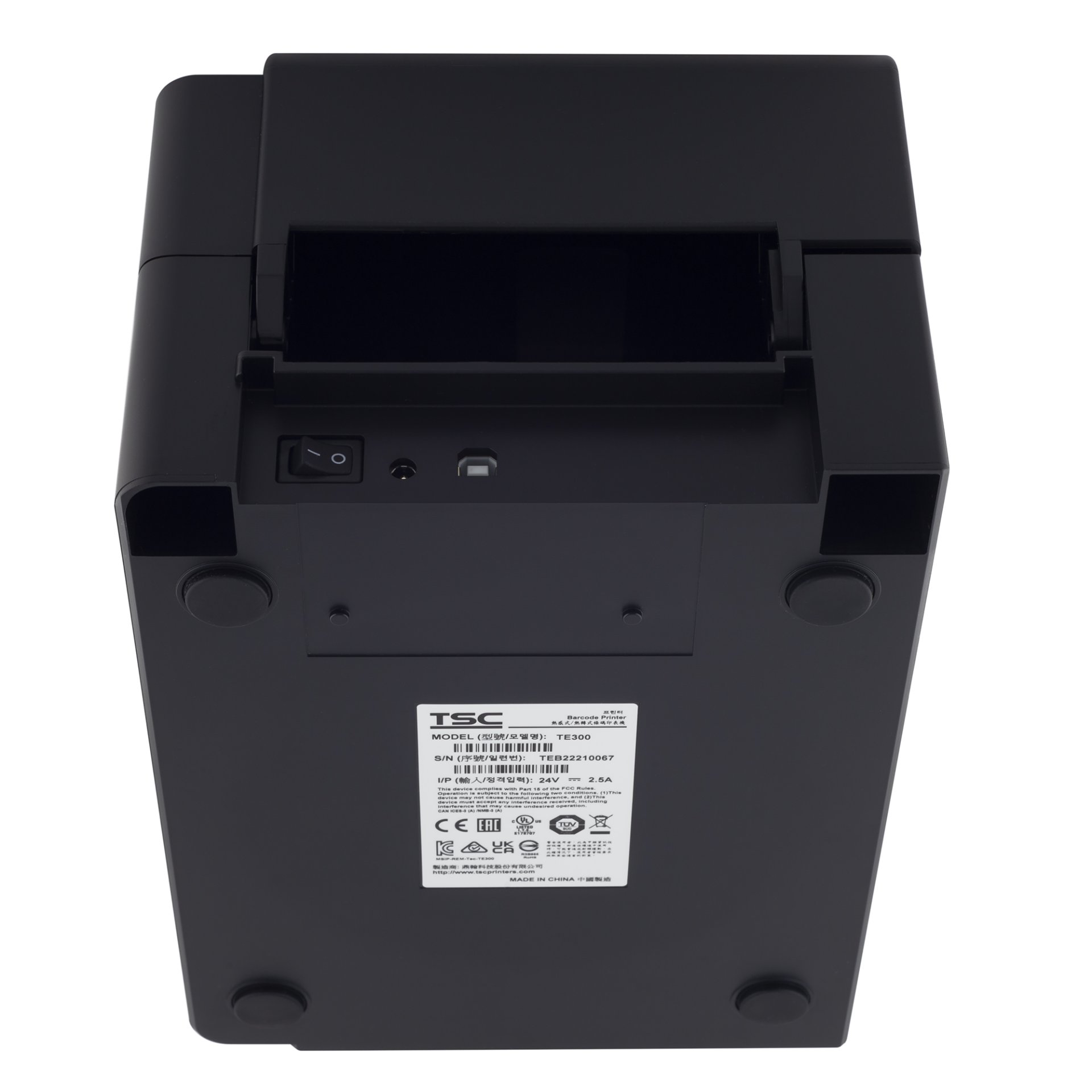 Термотрансферный принтер этикеток TSC TE300 (300 dpi, USB/Bluetooth, арт. 99-065A701-U1LF00) фото