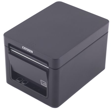 Чековый принтер Citizen CT-E351 (203 dpi, черный, термопечать, USB/Ethernet, с автоотрезчиком) фото