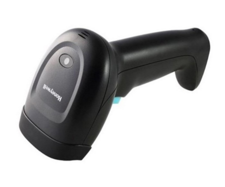 Проводной сканер штрих-кода Honeywell HH400 Б/У (2D, черный, с подставкой)