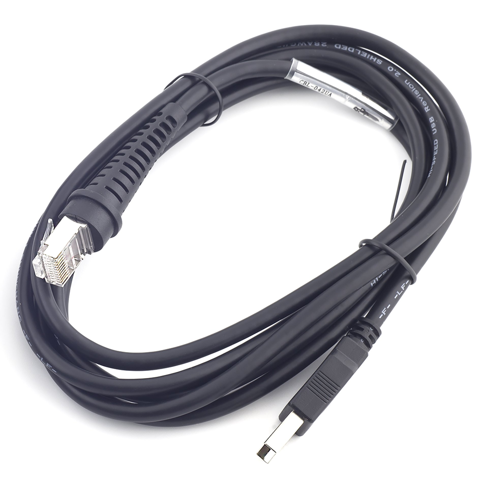 Проводной сканер штрих-кода Newland HR2081 (Panga II) (2D, черный, без подставки) №6