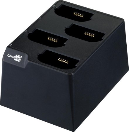 Зарядное устройство на 4 аккумулятора в комплекте с блоком питания для ТСД CipherLab RK95 фото