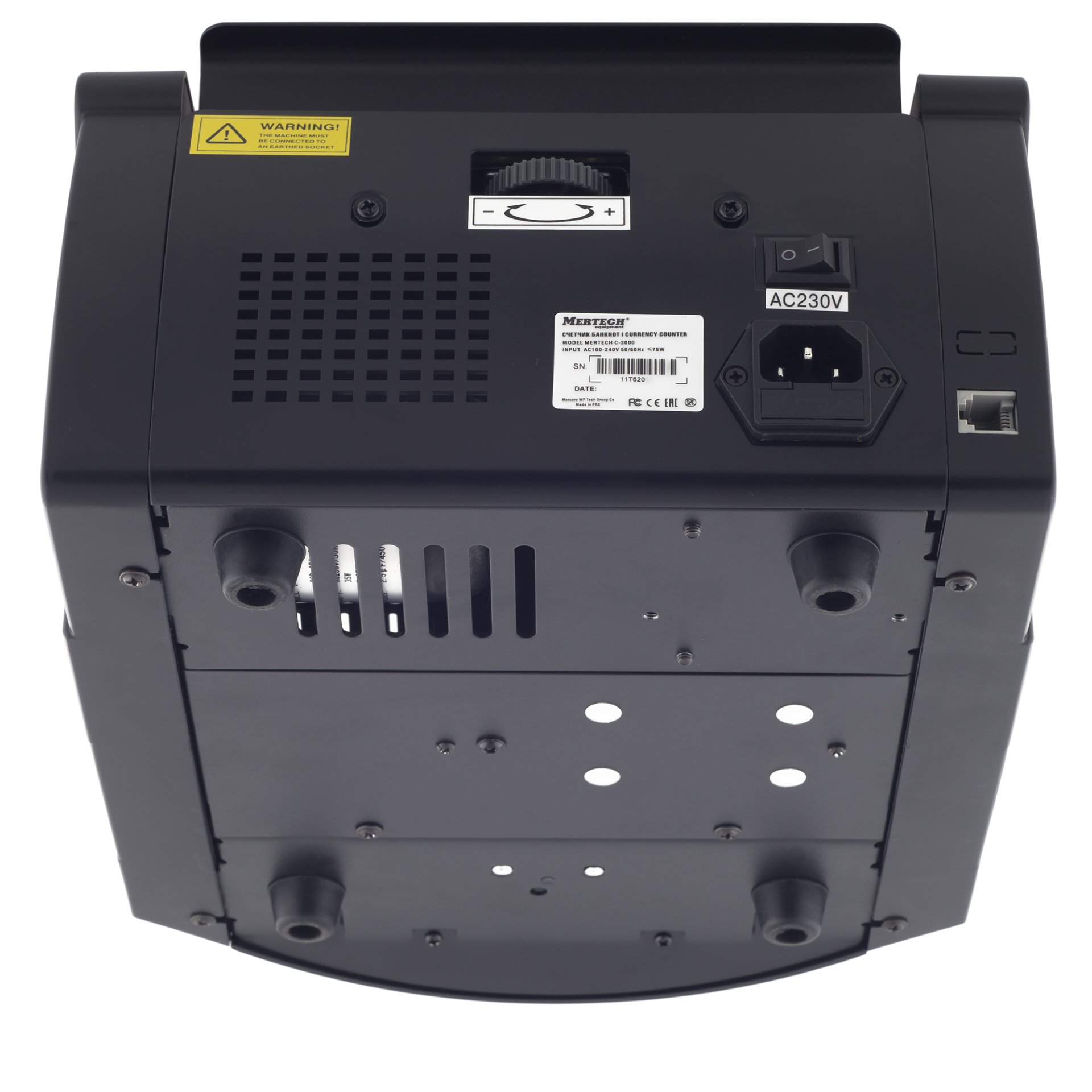 Мультивалютный счетчик банкнот MERTECH C-3000 Black №5