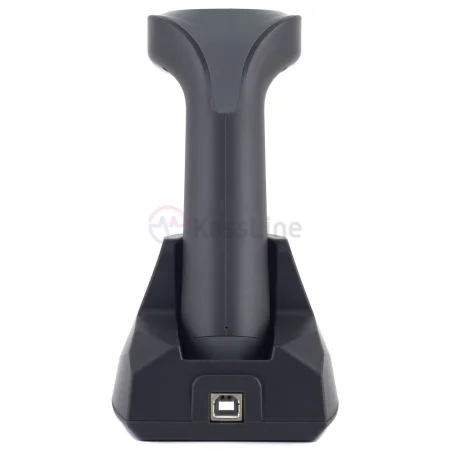 Беспроводной сканер штрих-кода PayTor FL-2007 (2D, серый, USB, Bluetooth, с подставкой Cradle) фото