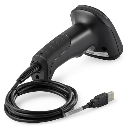 Проводной сканер штрих-кода АТОЛ SB3100 (2D, черный, без подставки, 2м кабель) фото