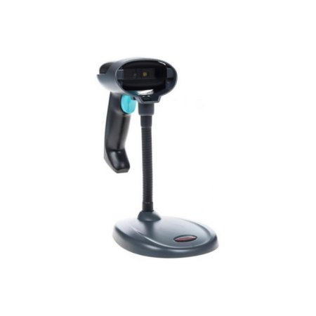 Проводной сканер штрих-кода Honeywell HH400 Б/У (2D, черный, с подставкой)
