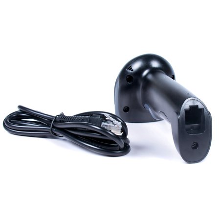 Проводной сканер штрих-кода POScenter SG-100C (2D, черный, без подставки, 2м кабель) фото