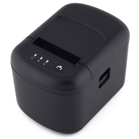 Чековый принтер GPrinter GA-E200 (203 dpi, черный, термопечать, USB/RS-232/Ethernet, с автоотрезчиком) фото
