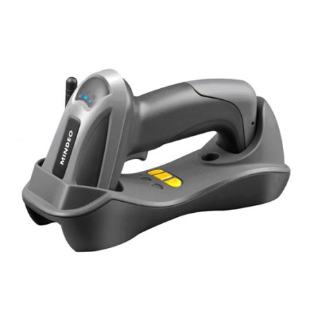 Беспроводной сканер штрих-кода Mindeo CS3290 (2D, серый, HD фокус, с подставкой Cradle) фото