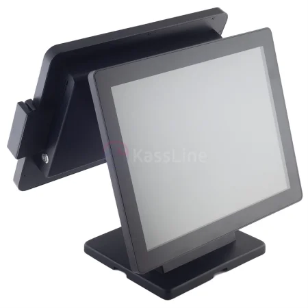 Сенсорный терминал POSCenter Atlas Б/У (15", P-CAP, Intel Celeron J4125, 4GB/128GB M.2, MSR, Windows 10 IoT + 15" второй монитор)