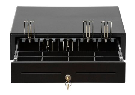 Денежный ящик АТОЛ EC-410-B (черный, распайка: Epson) фото