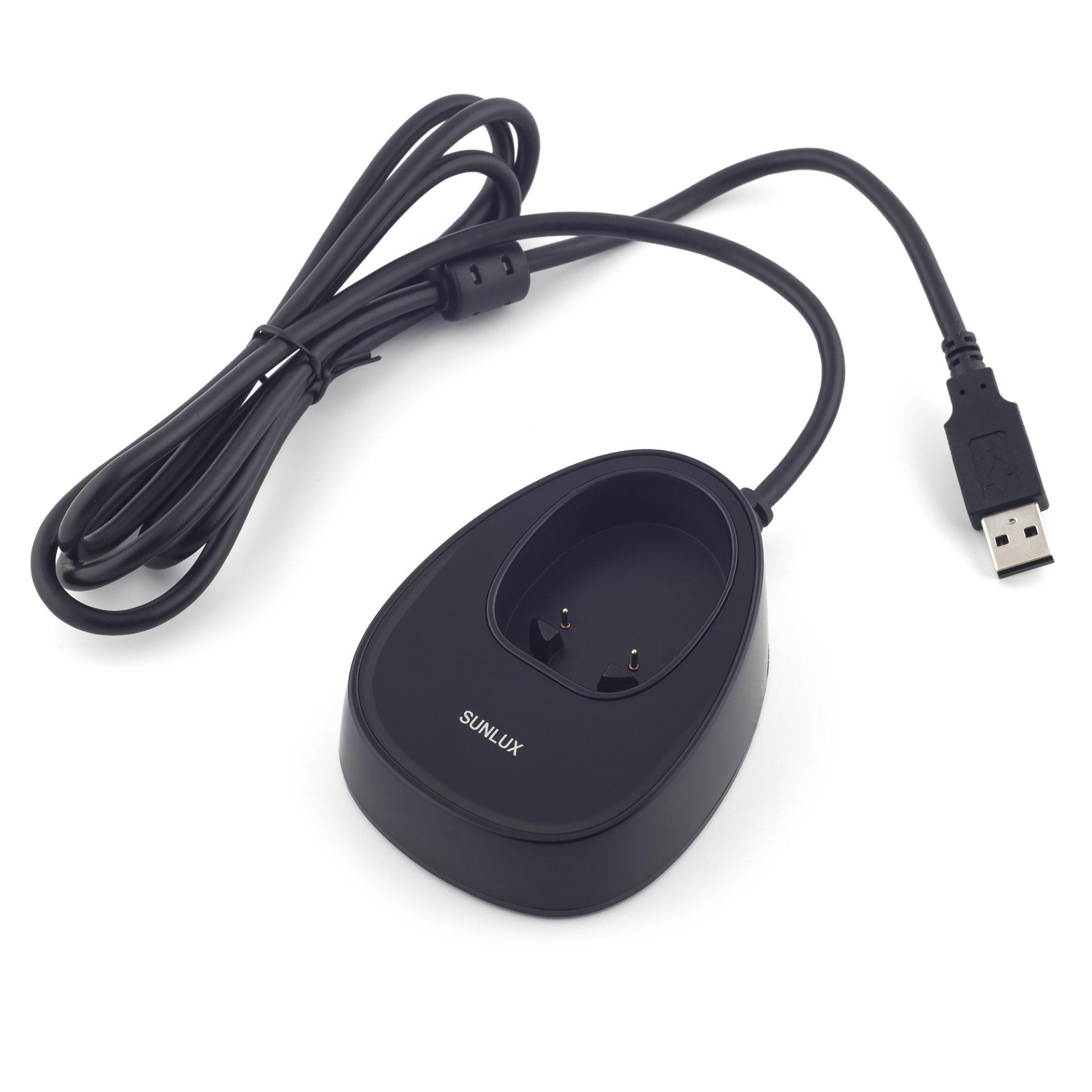 Беспроводной сканер штрих-кода SUNLUX XL-9610 Б/У (2D, черный, USB, Bluetooth, радиоканал, с подставкой Cradle) №7