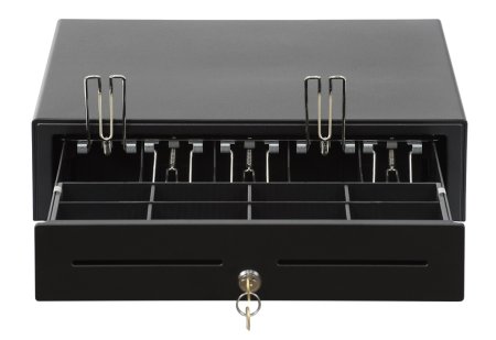 Денежный ящик АТОЛ CD-410-B (черный, распайка: ШТРИХ) фото