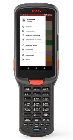 Терминал сбора данных АТОЛ Smart.Pro (полный/4.5"/Android 9/3GB/32GB/2D SE4850 дальнобойный/WIFI/BT/4G/GPS/NFC/Camera/IP67/6000mAh) фото