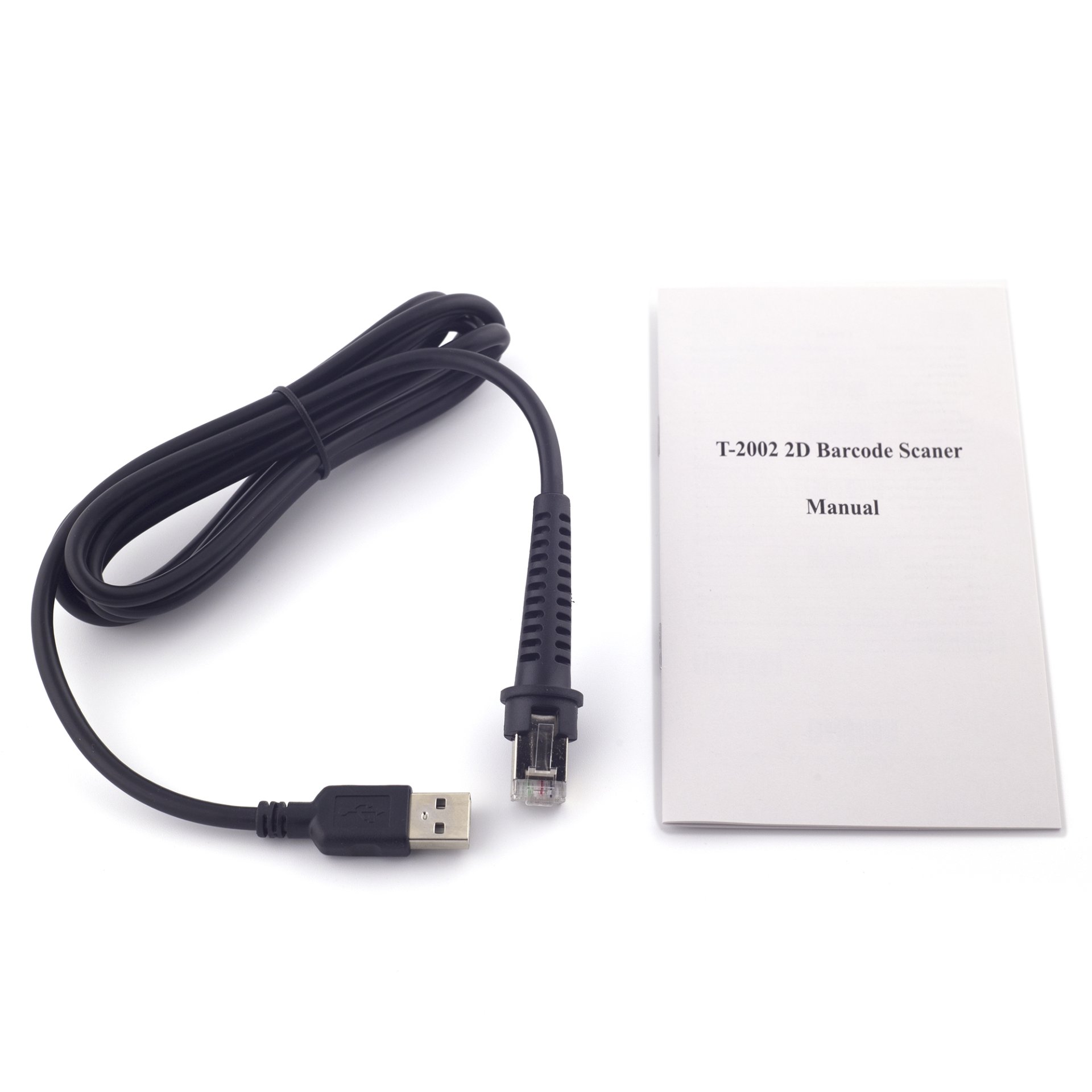 Проводной сканер штрих-кода GlobalPOS GP-3300 (2D, черный, без подставки) №6