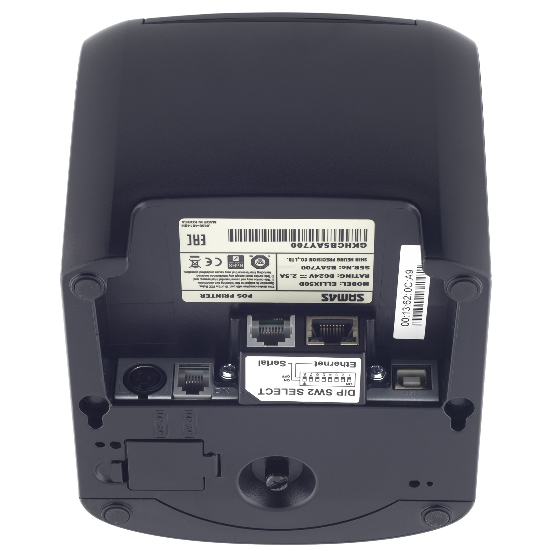 Чековый принтер Sam4s Ellix 50DB (180 dpi, черный, термопечать, USB/RS-232/Ethernet, с автоотрезчиком) №5