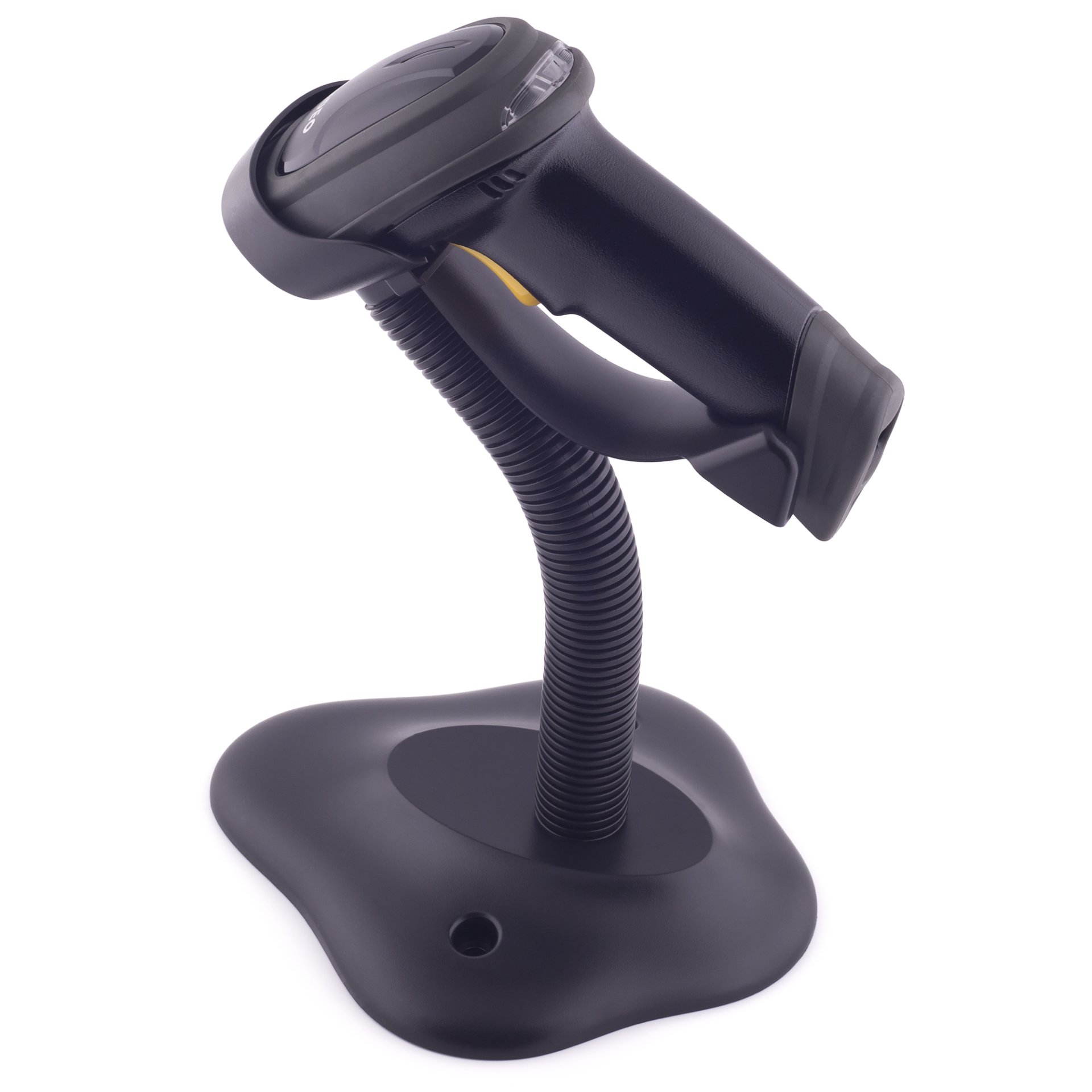 Проводной сканер штрих-кода Mindeo MD6600-HD (2D, черный, с подставкой)